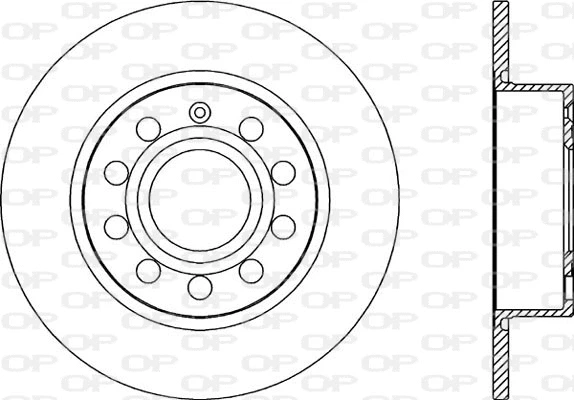Disque de frein OPEN PARTS BDR2028.10