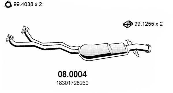 Catalyseur ASSO 08.0004