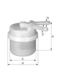 Filtre à carburant UNIFLUX FILTERS XB293