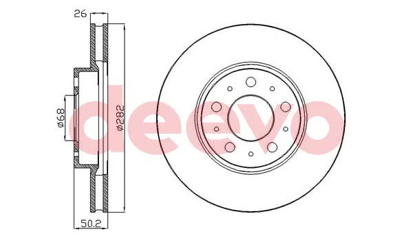 Disque de frein DEEVO BD29940