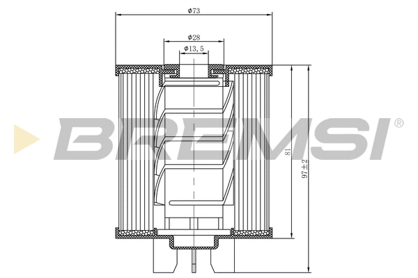 Filtre à carburant BREMSI FE0775
