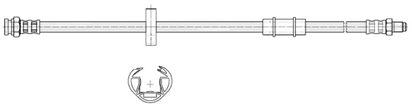 Flexible de frein CEF 517056