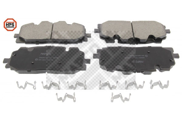 Kit de plaquettes de frein, frein à disque MAPCO 6998HPS