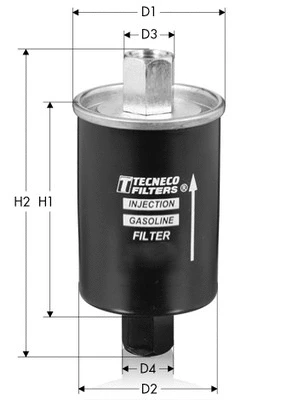 Filtre à carburant TECNECO FILTERS IN60