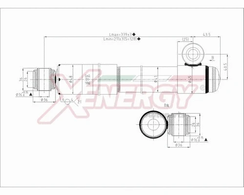 Amortisseur AP XENERGY X210341