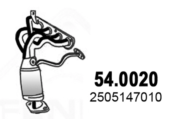 Catalyseur ASSO 54.0020