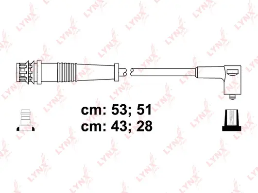 Kit de câbles d'allumage LYNXAUTO SPC4807