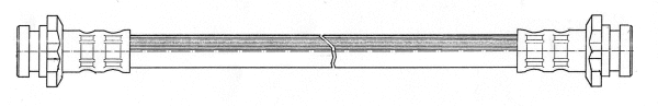 Flexible de frein CEF 512336