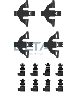 Kit d'accessoires, plaquette de frein à disque ELTA AUTOMOTIVE EA8925