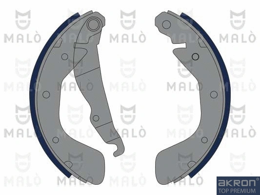 Jeu de mâchoires de frein AKRON-MALÒ 1390223