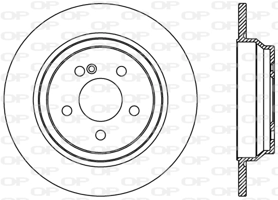 Disque de frein OPEN PARTS BDR2374.10