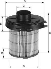 Filtre à air UNIFLUX FILTERS XA127