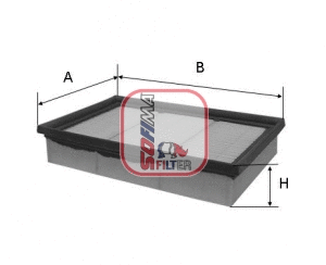 Filtre à air SOFIMA S 3396 A