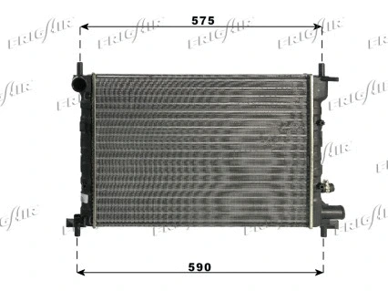 Radiateur, refroidissement du moteur FRIGAIR 0105.3063