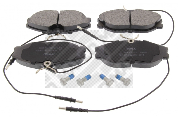 Kit de plaquettes de frein, frein à disque MAPCO 6464
