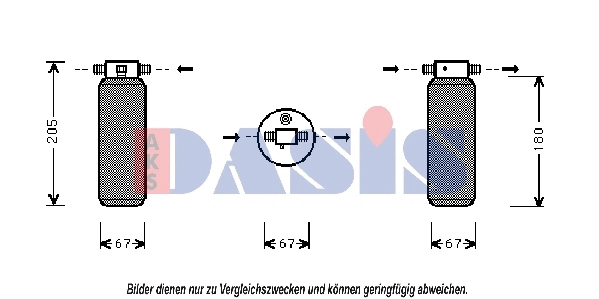 Filtre déshydratant, climatisation AKS DASIS 800368N