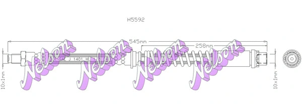 Flexible de frein KAWE H5592