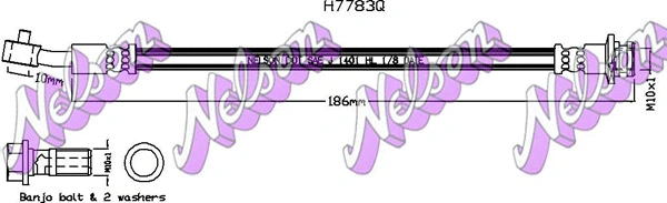 Flexible de frein KAWE H7783Q