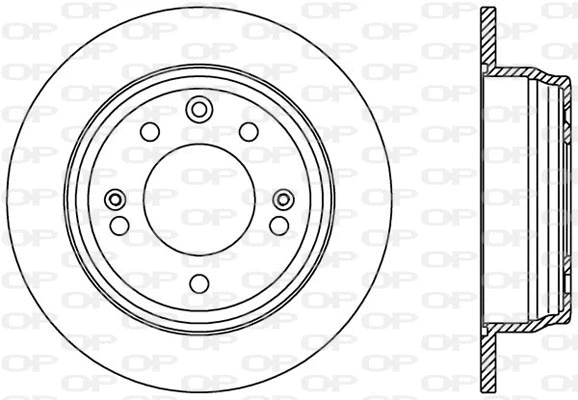 Disque de frein OPEN PARTS BDA2409.10