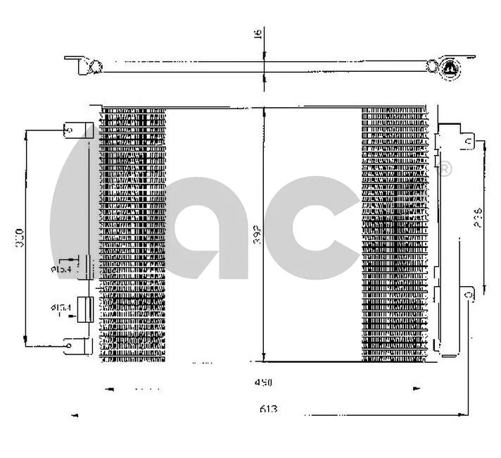 Condenseur, climatisation ACR 300436