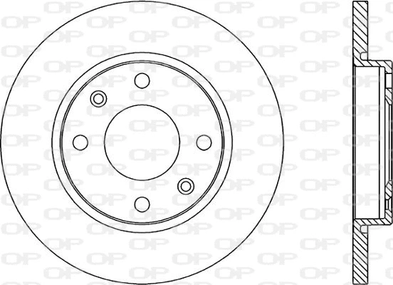 Disque de frein OPEN PARTS BDR1671.10