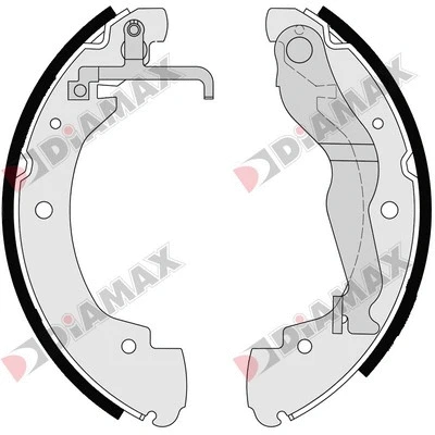 Jeu de mâchoires de frein DIAMAX N01265