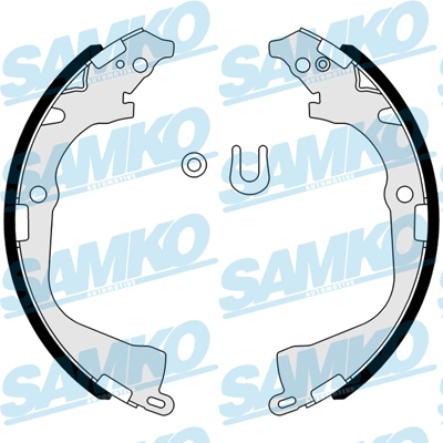 Jeu de mâchoires de frein SAMKO 81011