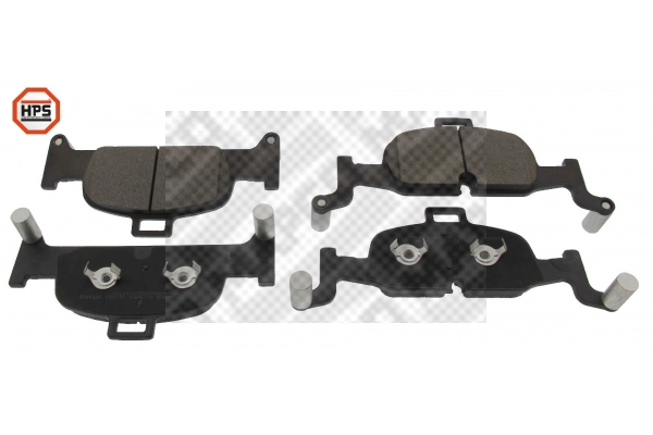 Kit de plaquettes de frein, frein à disque MAPCO 6015HPS