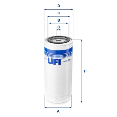 Filtre à carburant UFI 24.309.00