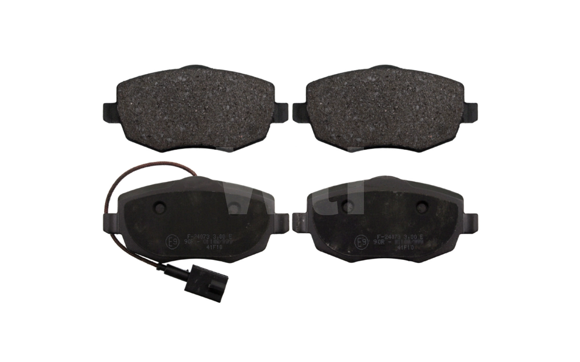 Kit de plaquettes de frein, frein à disque Wti Automotive K851058