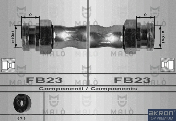 Flexible de frein AKRON-MALÒ 8613