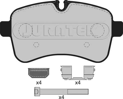 Kit de plaquettes de frein, frein à disque JURATEK JCP011
