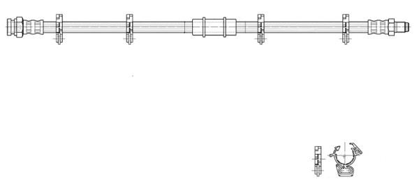 Flexible de frein CEF 517133