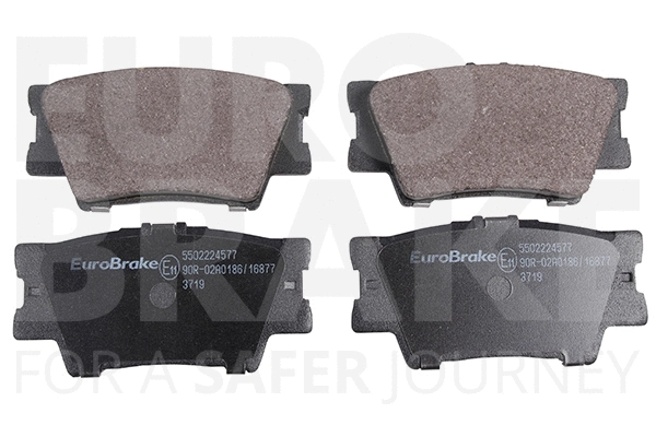 Kit de plaquettes de frein, frein à disque EUROBRAKE 5502224577