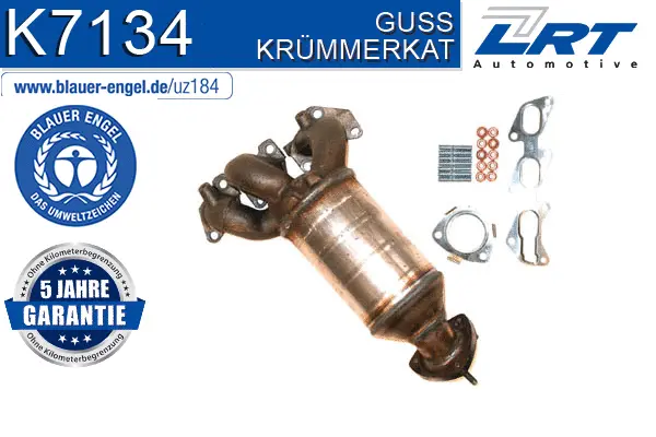 Catalyseur en coude LRT K7134
