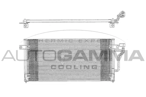 Condenseur, climatisation AUTOGAMMA 102711