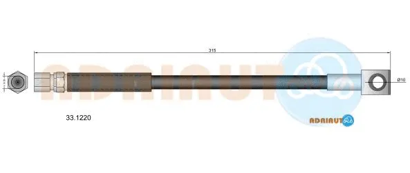 Flexible de frein ADRIAUTO 33.1220