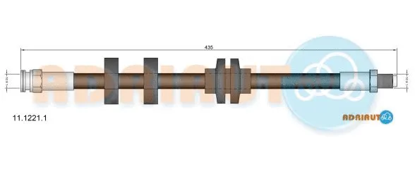 Flexible de frein ADRIAUTO 11.1221.1