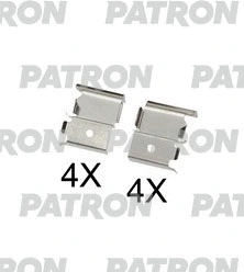 Kit d'accessoires, plaquette de frein à disque PATRON PSRK1069