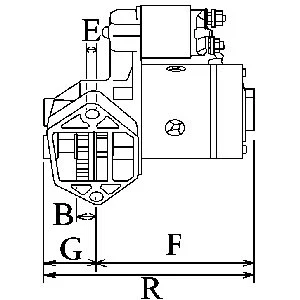 Démarreur HC-Cargo F 032 116 867