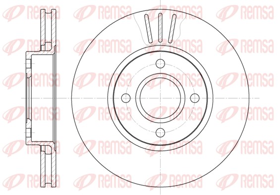 Disque de frein REMSA 6469.10