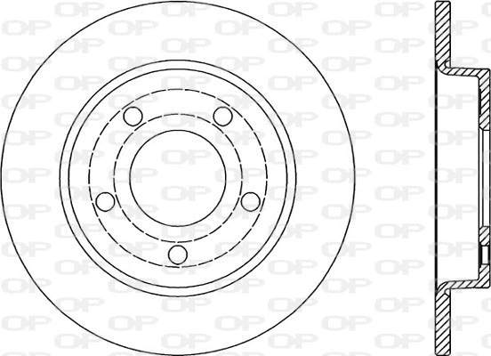 Disque de frein OPEN PARTS BDR2024.10