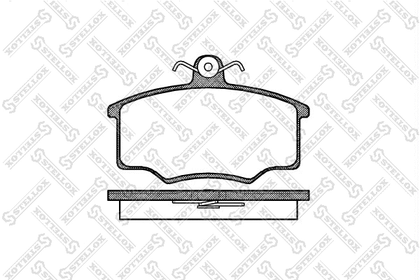 Kit de plaquettes de frein, frein à disque STELLOX 057 020-SX
