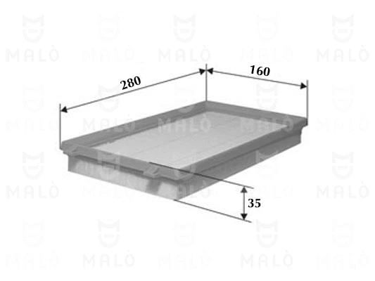 Filtre à air AKRON-MALÒ 1500401