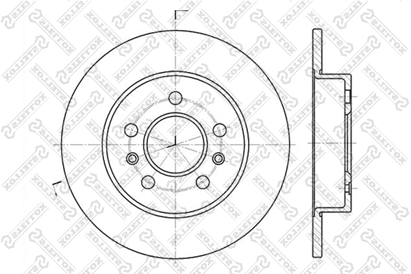 Disque de frein STELLOX 6020-3915-SX