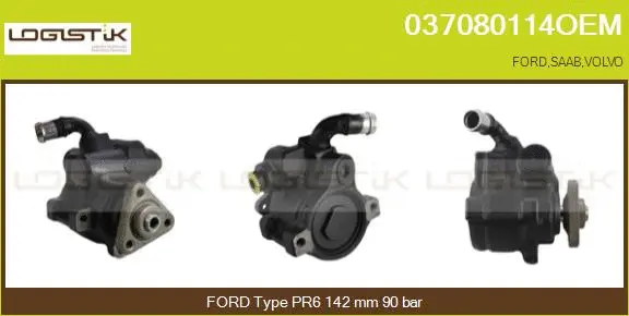 Pompe hydraulique, direction LGK 037080114OEM