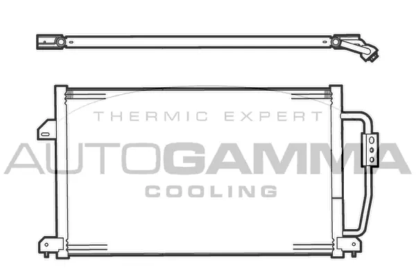 Condenseur, climatisation AUTOGAMMA 101735