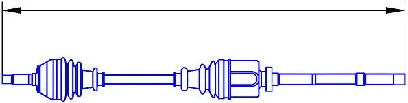 Arbre de transmission SERCORE 22480A