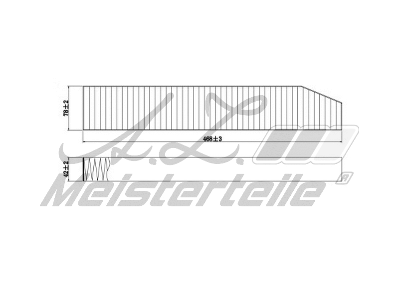 Filtre, air de l'habitacle A.Z. Meisterteile AZMT-41-010-1689