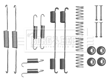 Kit d'accessoires, mâchoire de frein BORG & BECK BBK6239